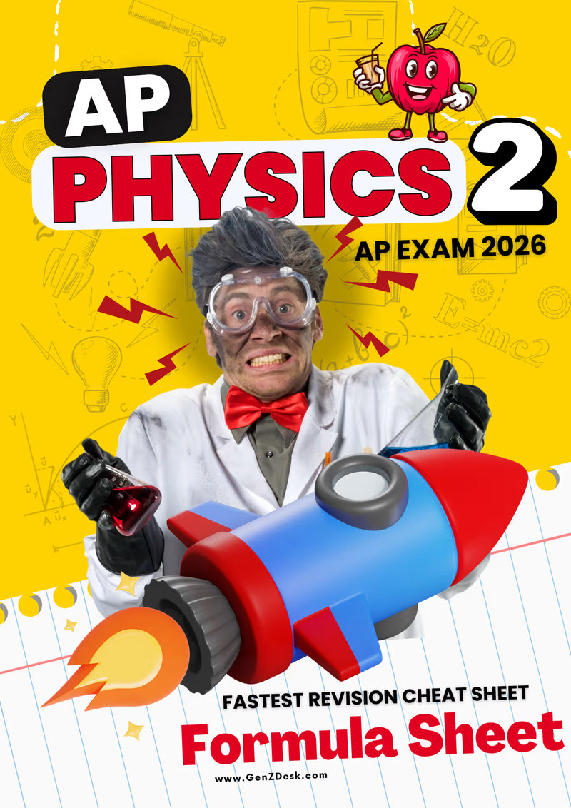 AP Physics 2 Study Guide 2025–2026 (PDF) | Unit-by-Unit Notes & Formulas – GenZ Desk